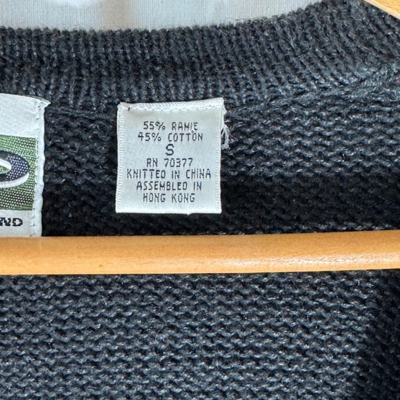 Yo Yo Cotton/Ramie Oversized Vintage Tassel Trim Cardigan Sz S - Picture 6 of 7